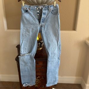 Vintage Levi’s by redone. Size 24.